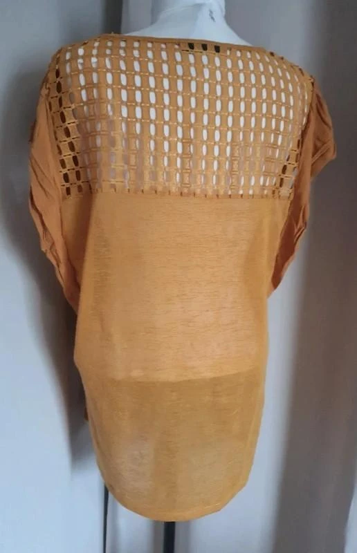 Gestreepte mosterd dames top 46 - 3XL – photo 5